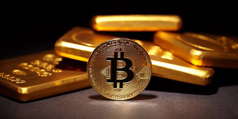 Bitcoin, gold, stock