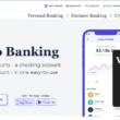 Screenshot of Vast crypto banking website